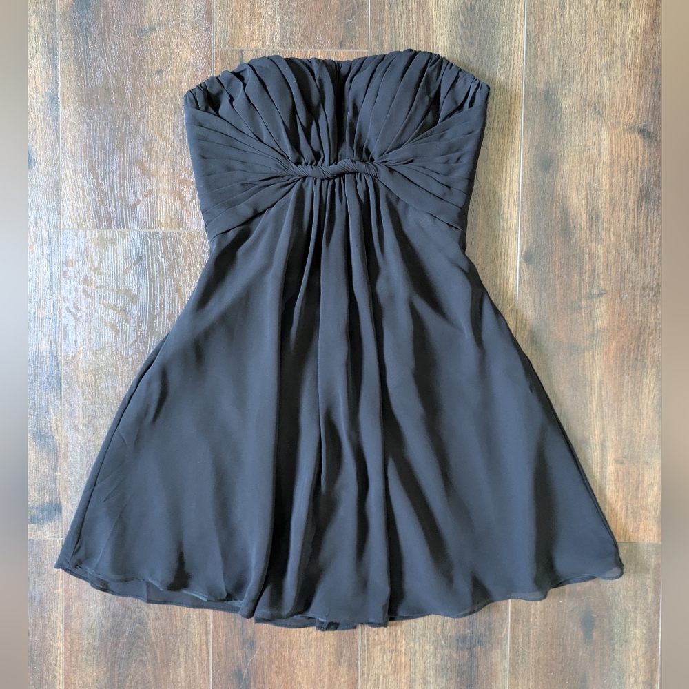 Mori Lee Madeline Gardner Cocktail Mini Dress LBD 5/6 Prom Party Occasion Black